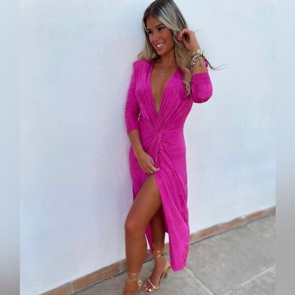 Zara Jacquard Dress Shoulder Pads - Picture 3 of 8